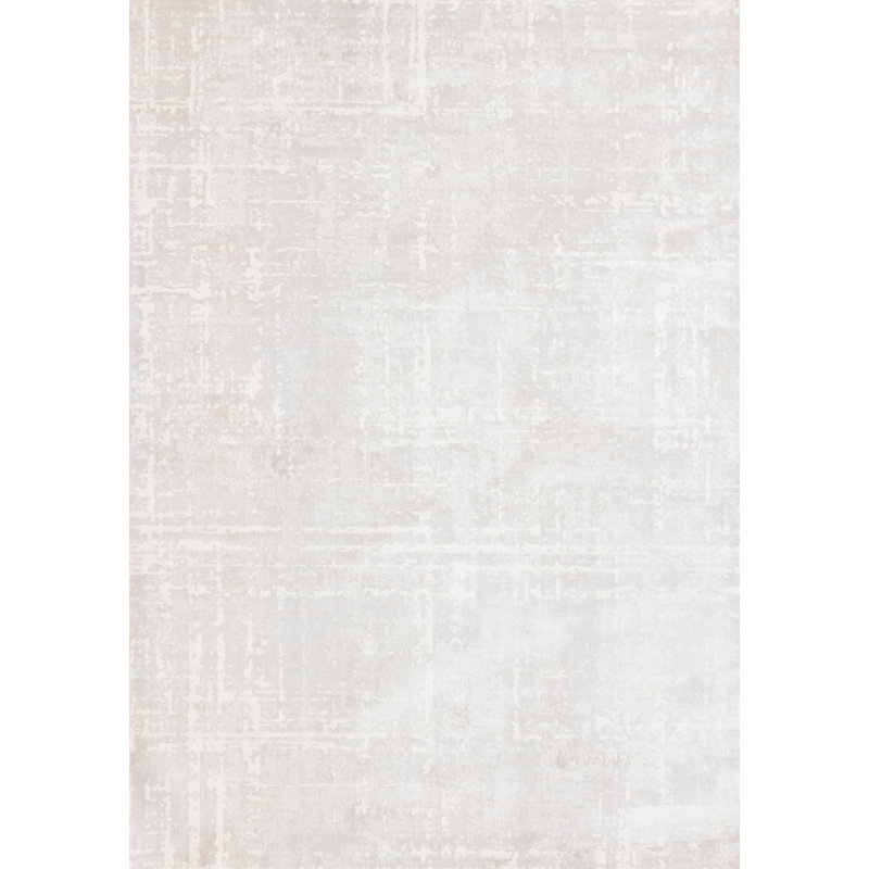 Dieguez Light Gray Cream Tonal Rug, Rectangle 2' x 3'7"