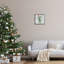 «Christmas Seahorse with Santa Hat», art mural encadré flottant doré par Jennifer Paxton Parker-1027738752-1027738764