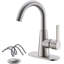Robinet de salle de bains monotrou avec ensemble de drainage