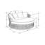 Anira 60'' Wicker Outdoor Daybed with Sunbrella Cushions