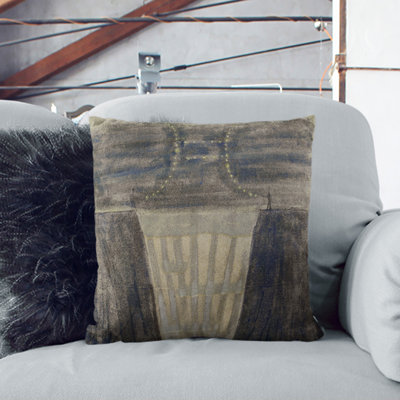 Sun Passing Gemini Square Throw Cushion