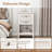 Nightstand with 2 Drawers and Open Shelf