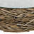 Driftwood Handmade Stacked Collage Living Room Coffee Table with Tempered Glass Top