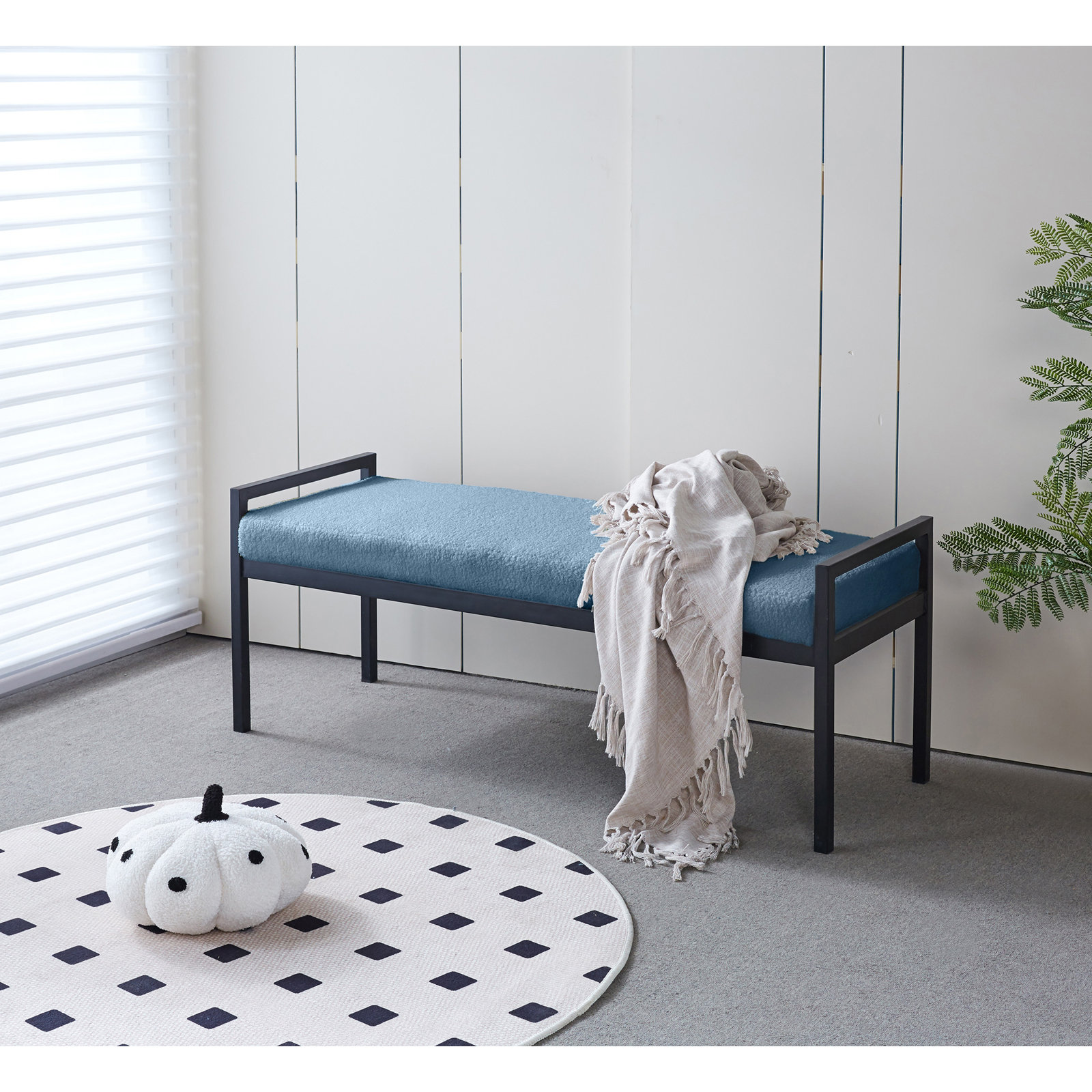 Loxe Bench, Blue
