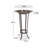 18" Classic Copper Birdbath with Tulip Stand