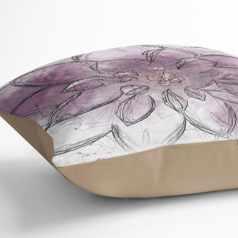 Square Throw Cushion, 55cm H x 55cm W x 20cm D, Stone