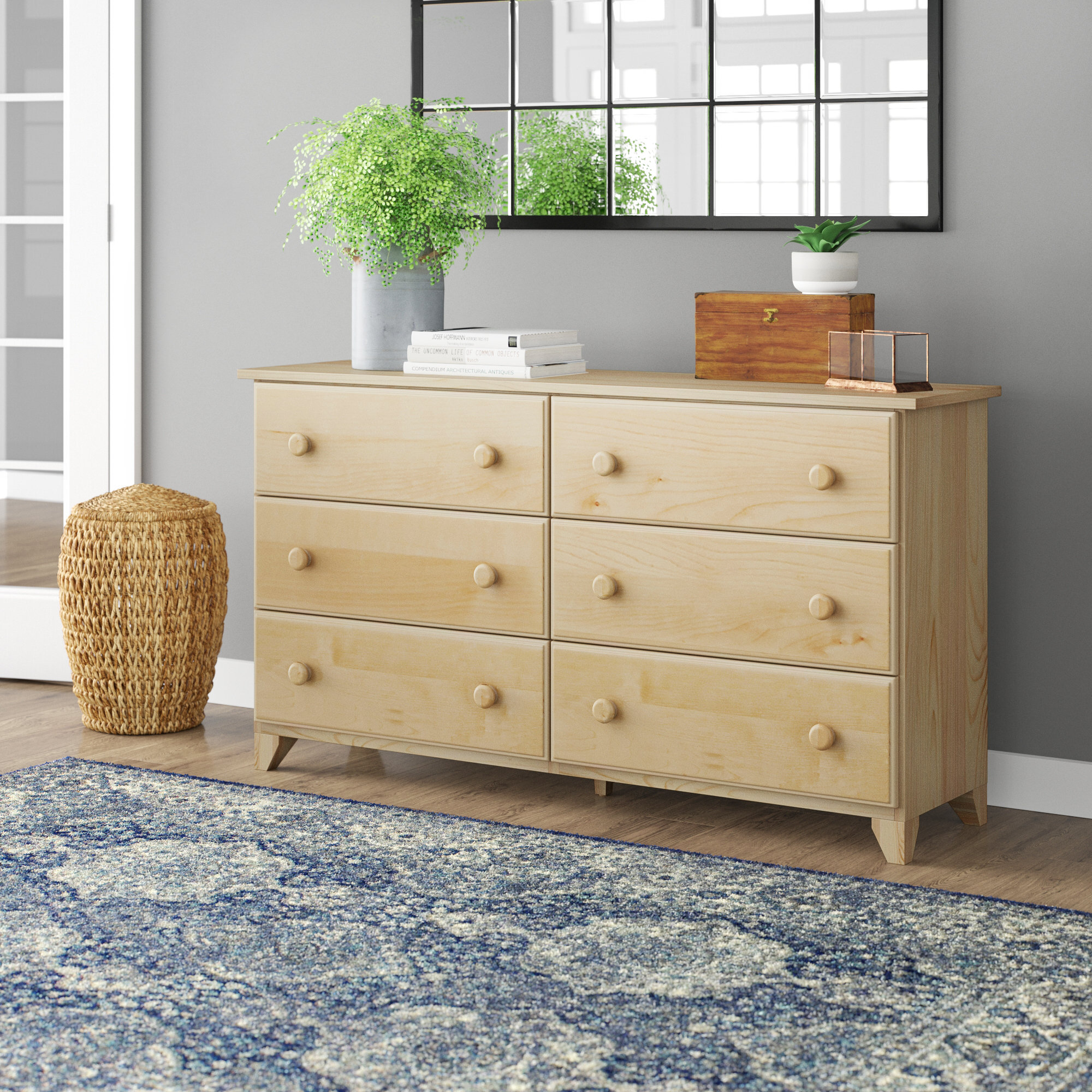 Asten 6 online drawer double dresser