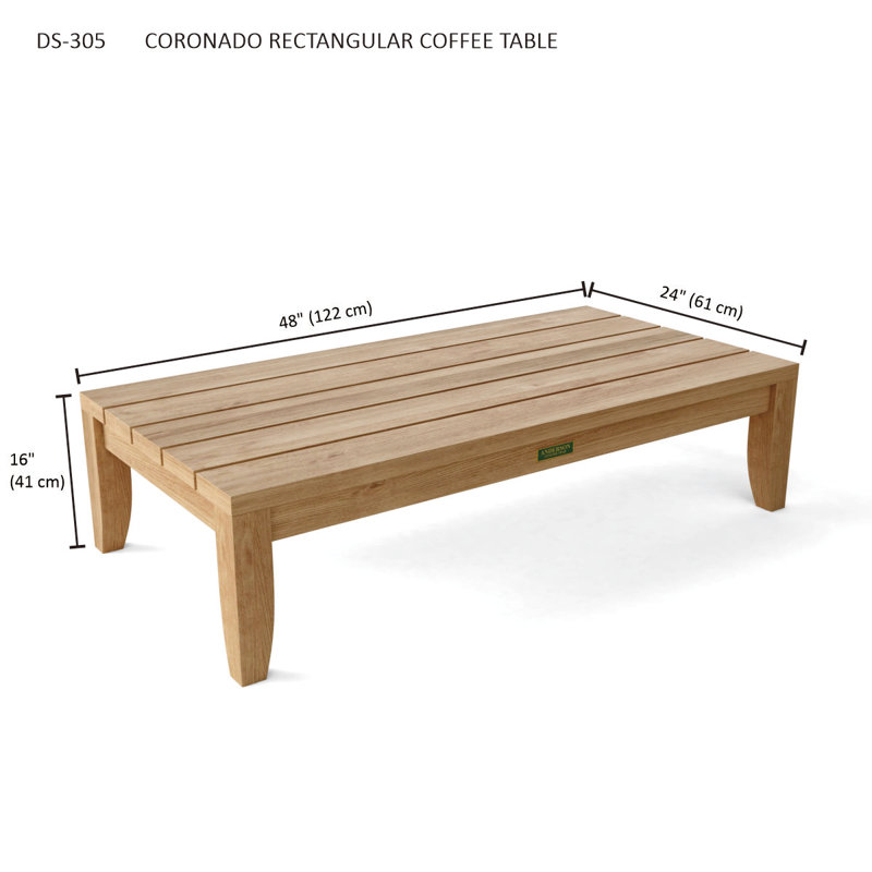 Outdoor Teak Coffee Table