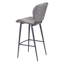 Chaise de bar Terrence brun rétro-2124899343