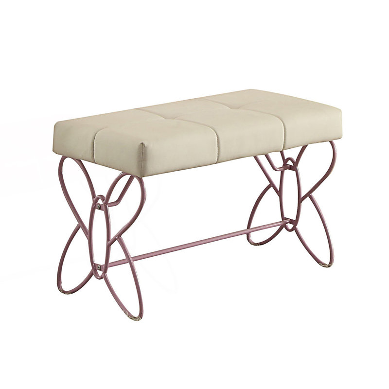 Banc élégant avec design papillon
