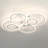Deontee Joandri 6 - Light 31.5'' Unique Acrylic Led Flush Mount Ceiling Light (Set Of 2)