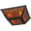 Rustic Lodge 4 - Light Flush Mount