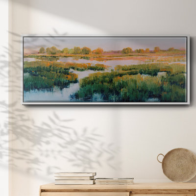 Marshland View II- Framed Canvas
