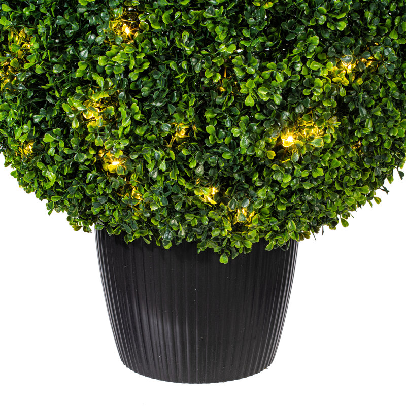 Boule de buis vert artificiel 24 po Primrue