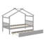 Lit en bois avec couchette-155783352