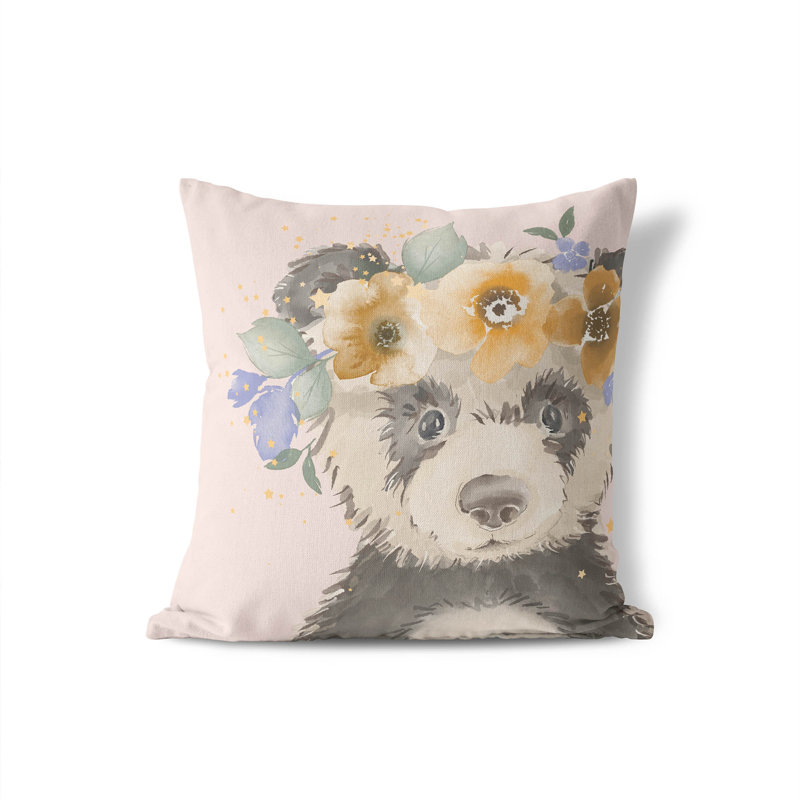Coussin Panda, H 18 po x l 18 po