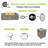 12.6’’ H X 42’’ W Metal Propane Outdoor Gas Fire Pit Table Hollow Design Sunflower With Golden Light