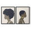 Impression encadrée «Heavenly Hair I» - prêt à accrocher - aucun clou requis - aucun clou requis-954071609-954071608