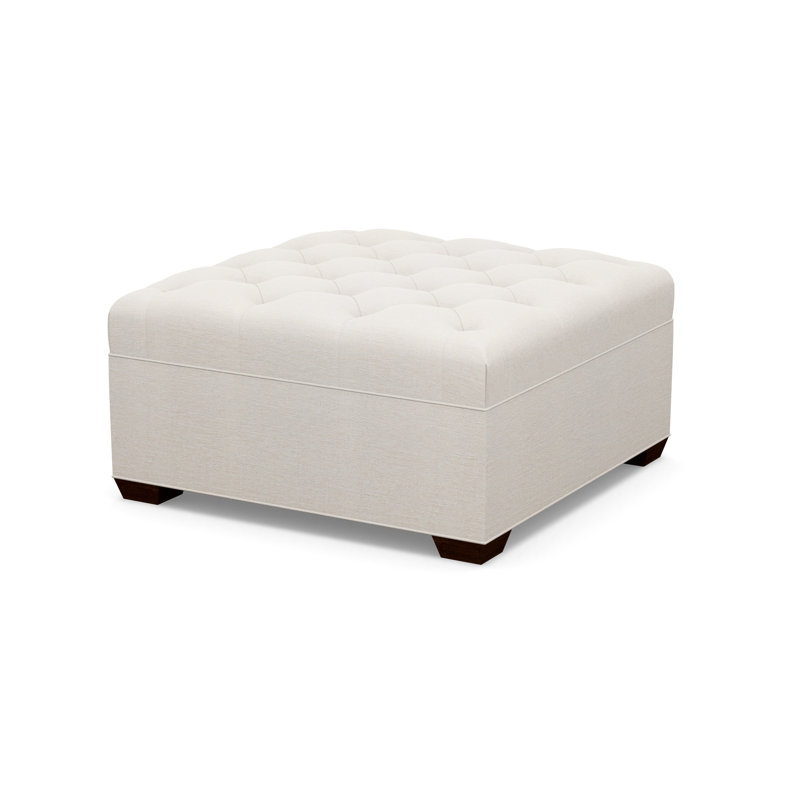 Square Ottoman, 9637-51, Walnut