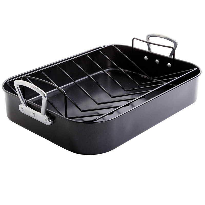Grillage à café en acier avec support en v 16,5" anti-adhérent gibson Broxton