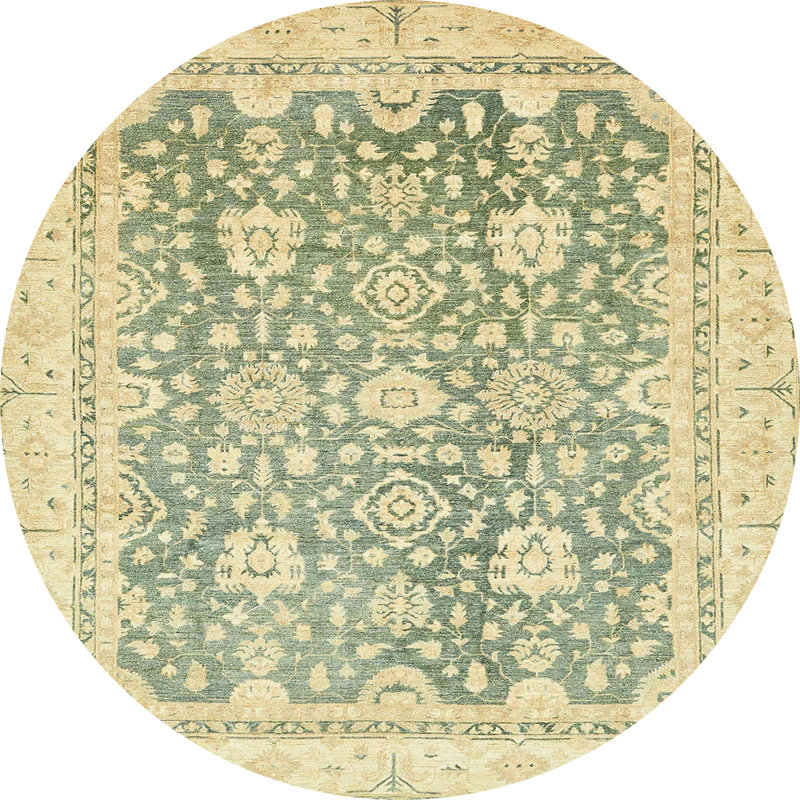 Oriental Indoor Rug, Round 6'