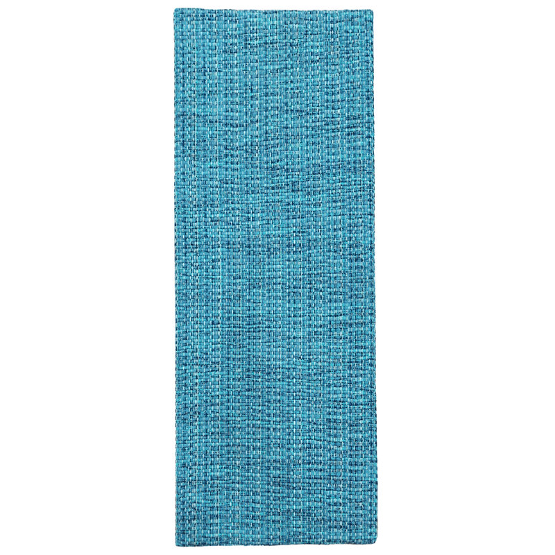 Labannah Non-Skid Kitchen Mat, Blue