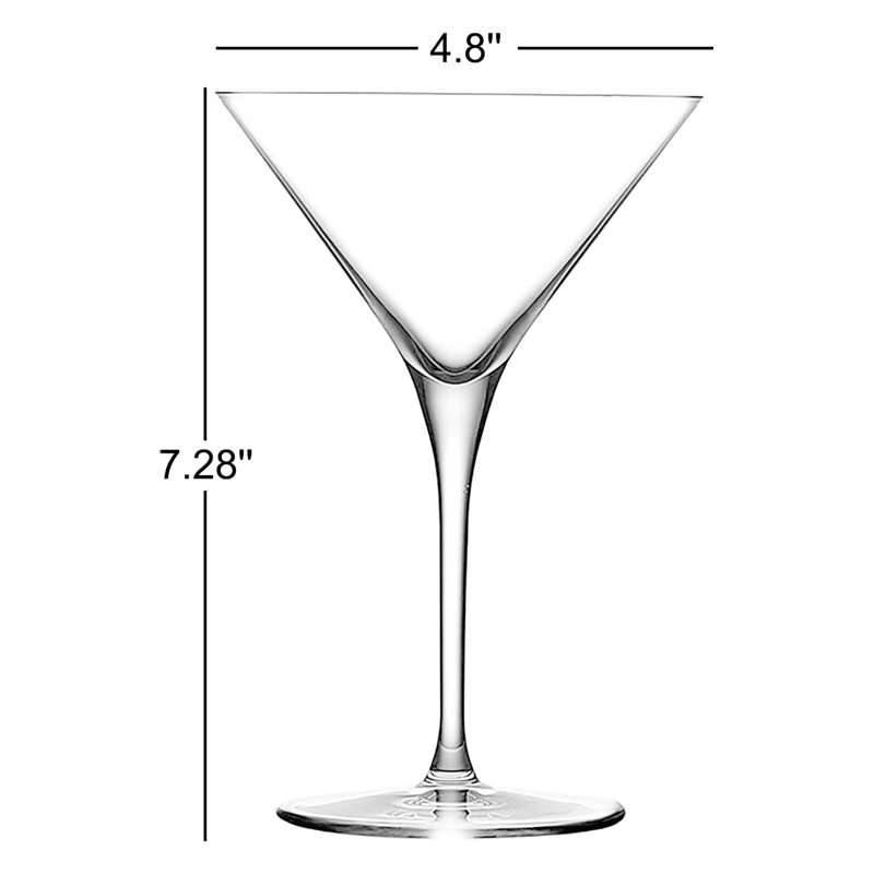 Nude Vintage 10 oz Verres à martini
