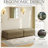 Maelina Upholstered Camel Square Corduroy Ottoman with Solid Wood Legs, Ottoman Modular Part For Sectional Sofa-698056045