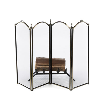 Steel Fireplace Screen
