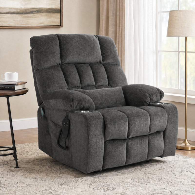 Oversized Power Lift Recliner with Massage & Heating, OKIN Motor