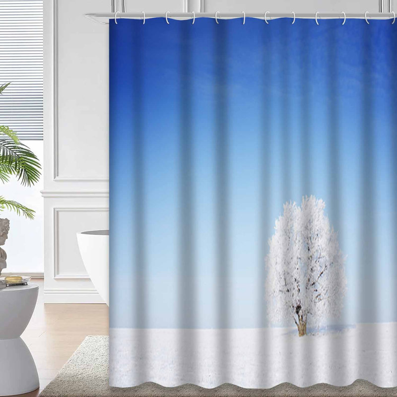Rideau de douche Winter Tree, L 72 po x l 78 po