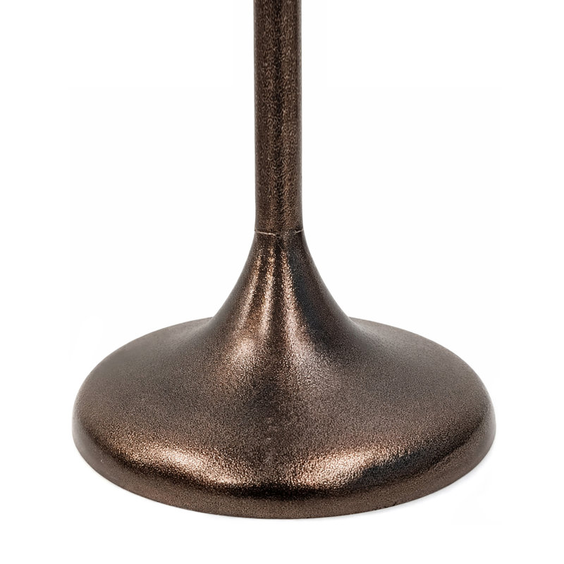 Table d'appoint en bois pétrifié fossilisé