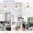 42" Retractable Ceiling fan with Light, 6-Speed Latest DC Motor Remote Control Ceiling Fan-782948416