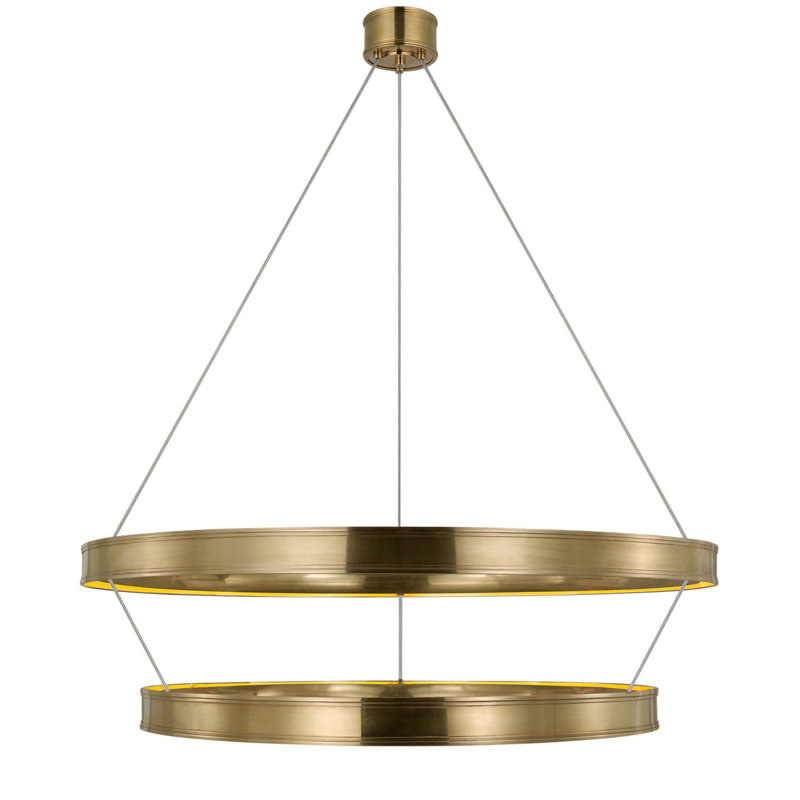 Connery 9 - Light Solid Brass LED Chandelier by Chapman & Myers