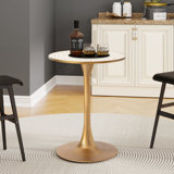 Seniqua Round Metal Base Dining Table