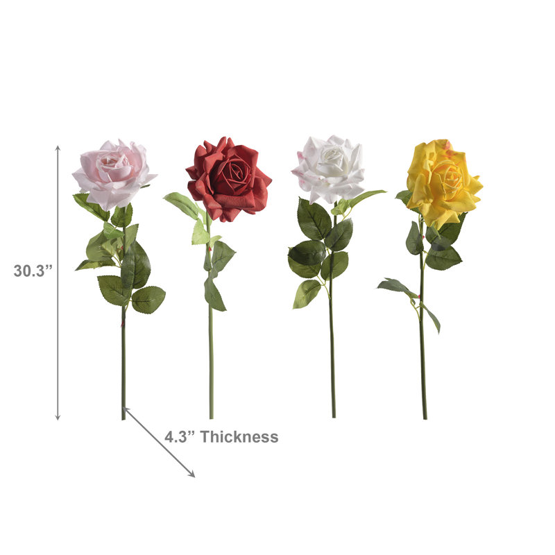 Ensemble de 8 rosettes artificielles Haight