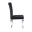 Ensemble de 2 chaises d'appoint rembourrées en tissu seulement, sans les tables