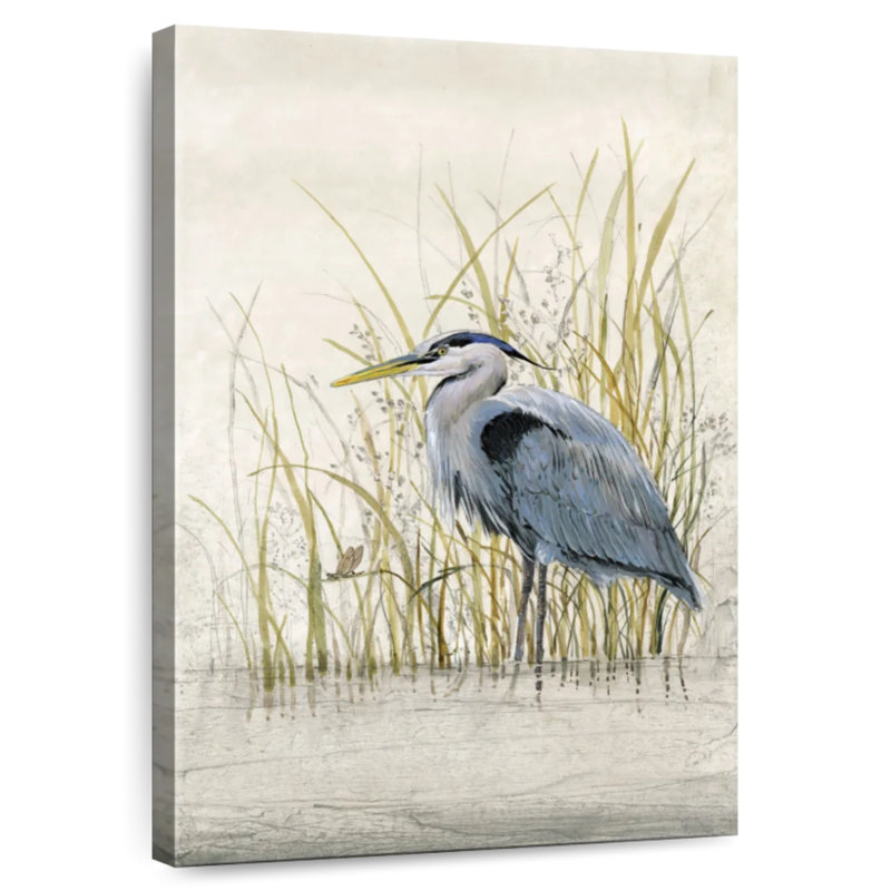 Brampt Heron Sanctuary II, 39" H x 26" W