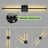 Dimmable  Battery Operated Wall Sconce With Remote Control And With Diy Independently Rotatable Lamp, 3000K-6000K Led Wall Light
