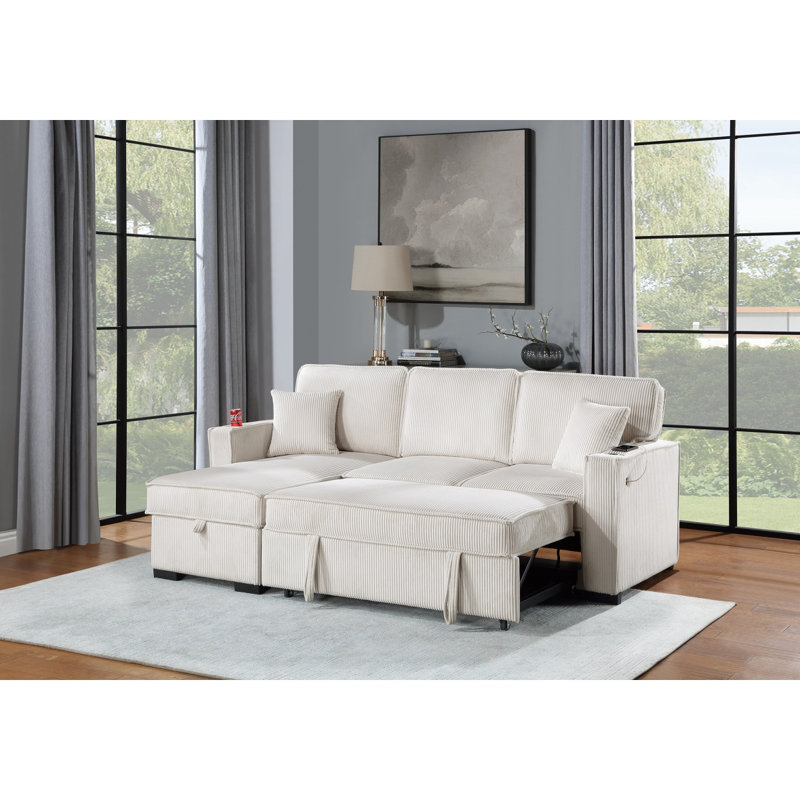 Ensemble de salon convertible 2 pièces, Beige