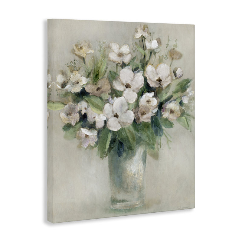 Art mural sur toile Spring Dogwood Bouquet, design par Carol Robinson, 30" H x 24" W