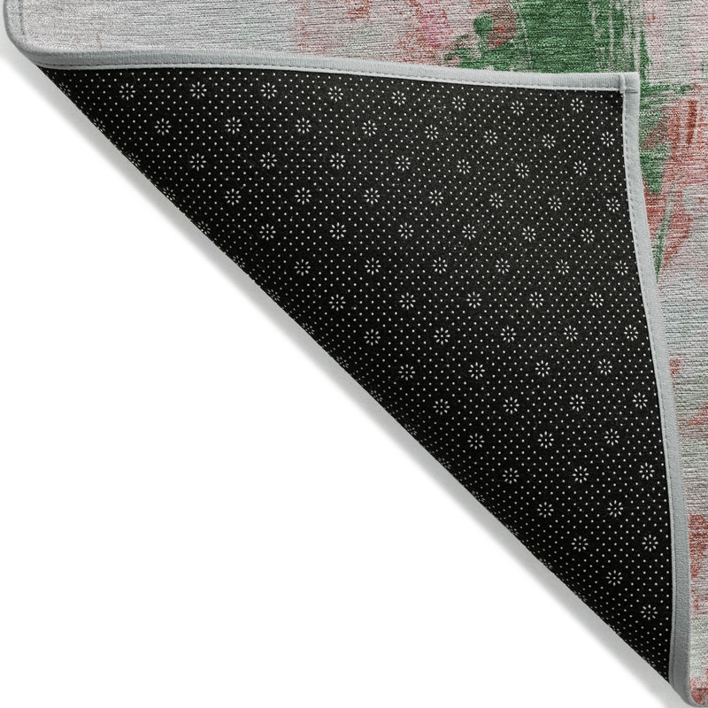 Tapis intérieur / extérieur lavable à la machine Xhevrie, Rectangle 1 pi 8 po x 2 pi 6 po