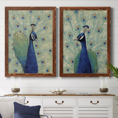 " Peacock I " 2 - Pieces