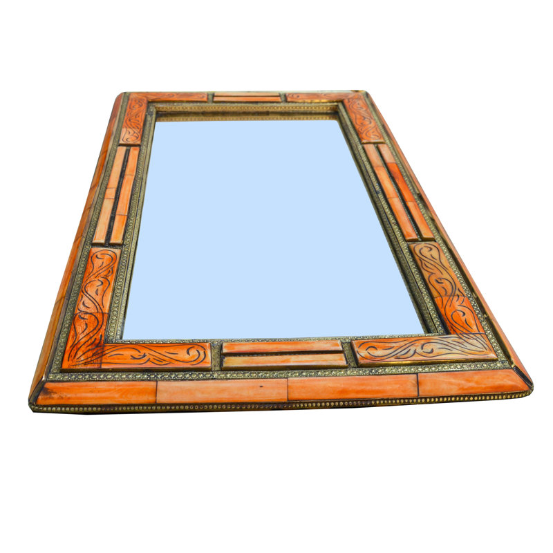 Flat Bone Wall Mirror