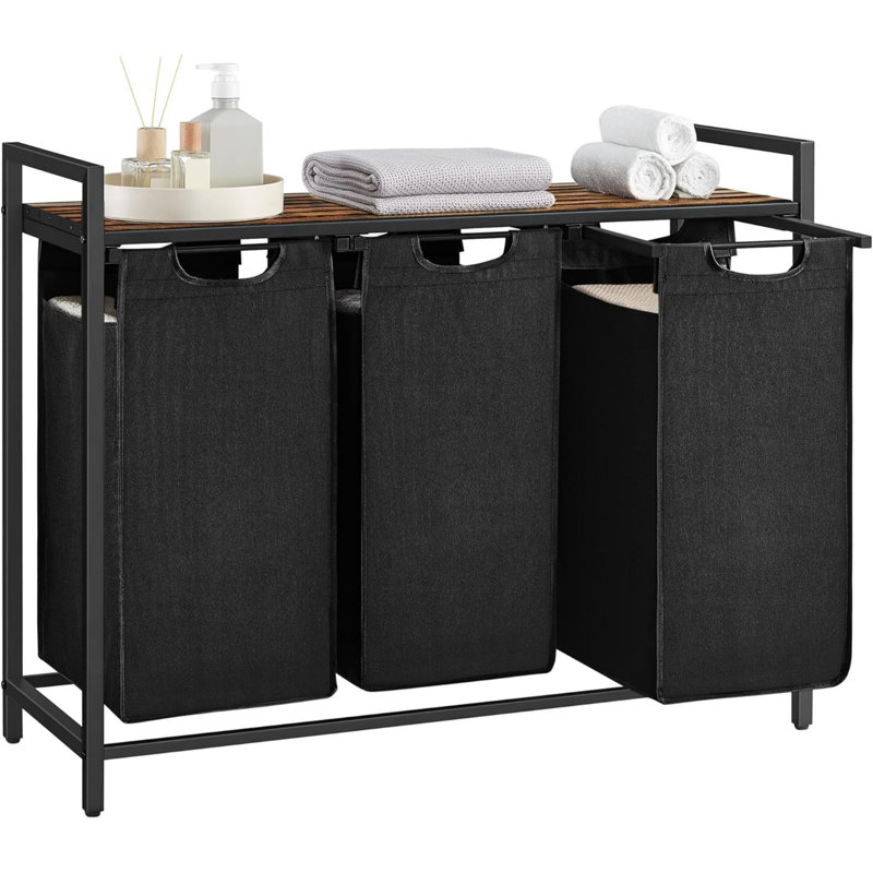 Bamboo Laundry Room Organiser