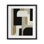 «Minimalist Geometrics in Neutrals», reproduction encadrée sous verre, conception de Kippi Leonard