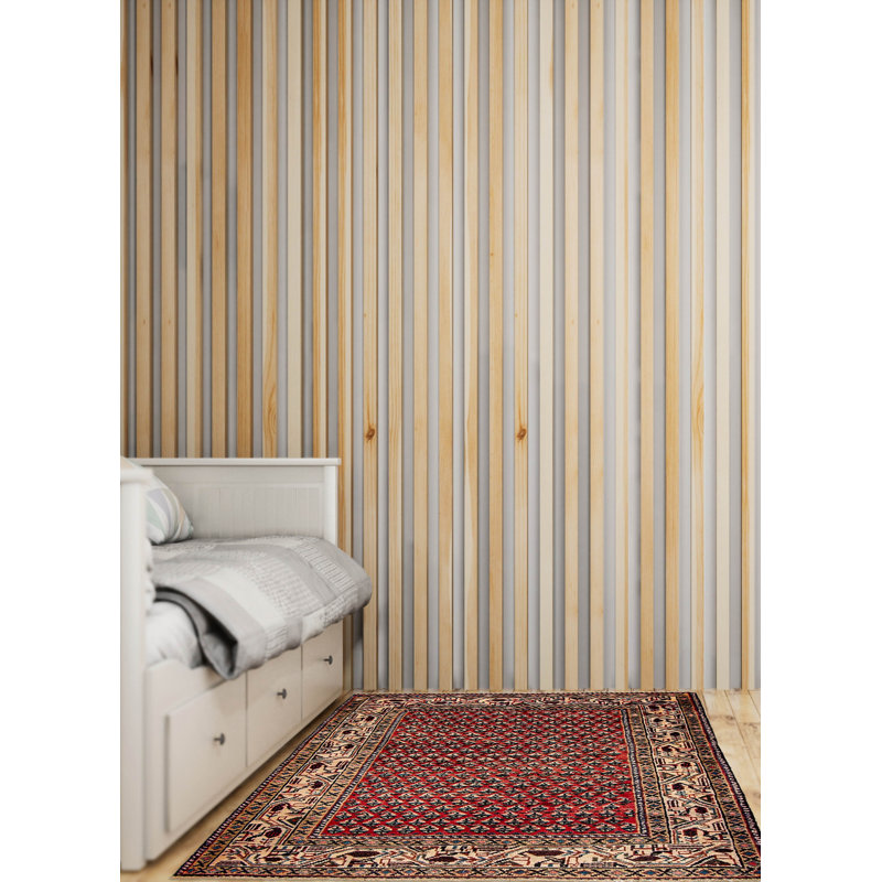 Tapis rouge Andelz 4 pi 6 po x 4 pi 7 po