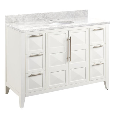 Meuble-lavabo 48 po avec lavabo encastré Holmesdale