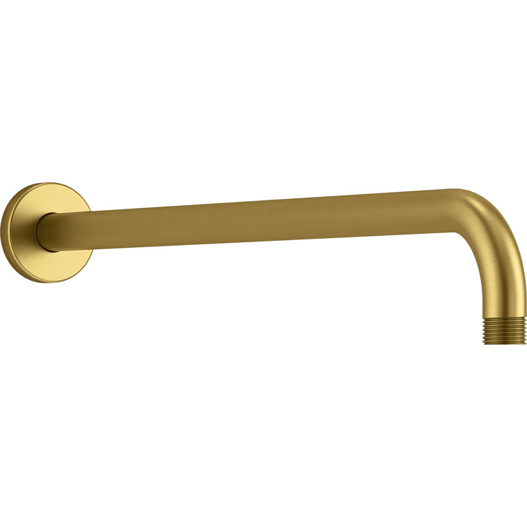 Statement 19 in. Wall-Mount Single-Function Rainhead Arm And Flange