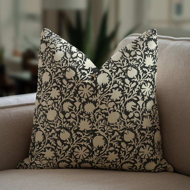 Housse de coussin Fabividine, H 14 po x l 14 po